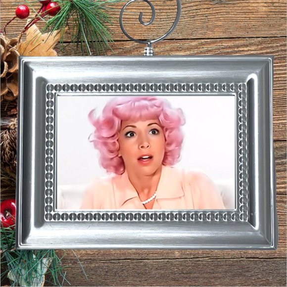 Grease Pink Ladies Frenchy Retro Movie Memorabilia Christmas‎ Tree Ornament - Picture 1 of 3